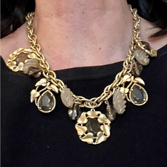 Vintage Gold Charm Choker - Picture 8 of 16